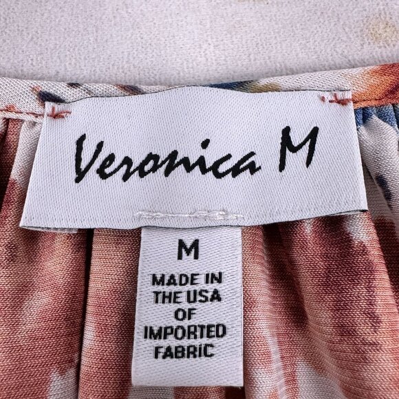 Veronica M Womens Boho Tie-Dye Dress With 3/4 Sleeves & Smocked Waist - Medium - Picture 6 of 6